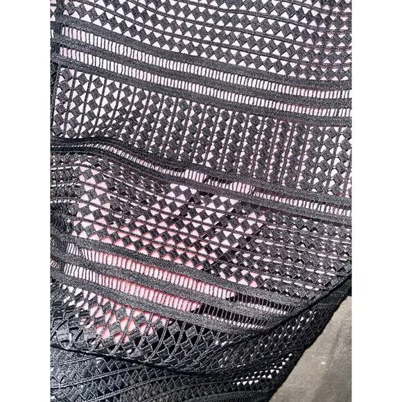 LK Bennett Maddox Professional Wednesday Dark Academia Office Lace Pencil Skirt - Picture 5 of 11